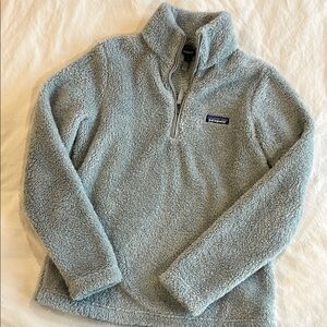 Patagonia Los Gatos Light Gray 1/4 zip Pullover
